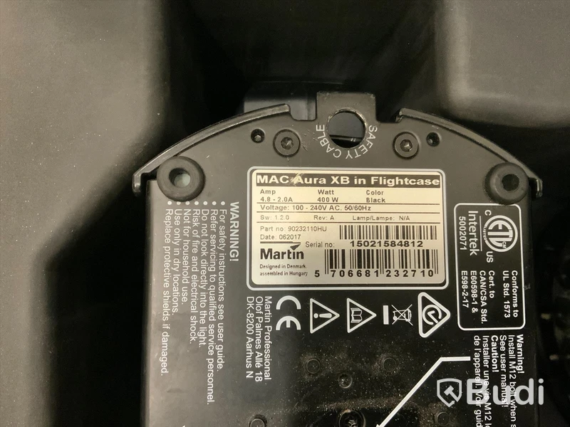 6st Martin MAC aura XB i flightcase